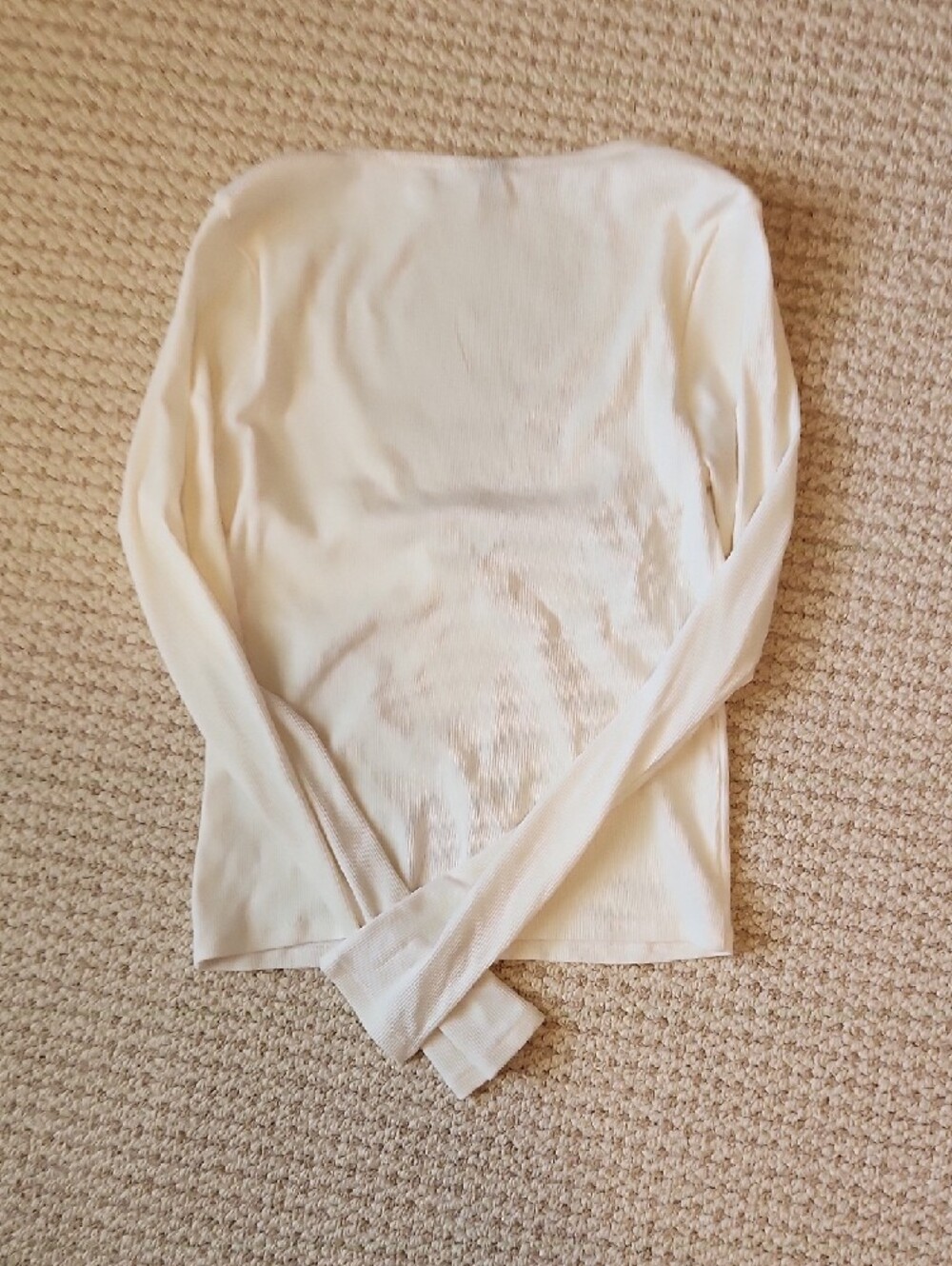 H&M Cream Ribbed Tank Top - Picture 5 of 5